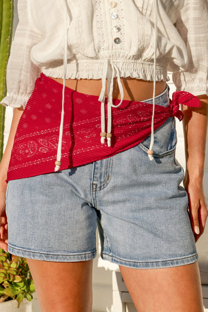 Chaser Headscarf - Red