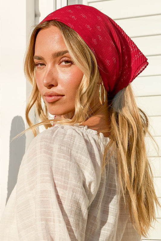 Chaser Headscarf - Red