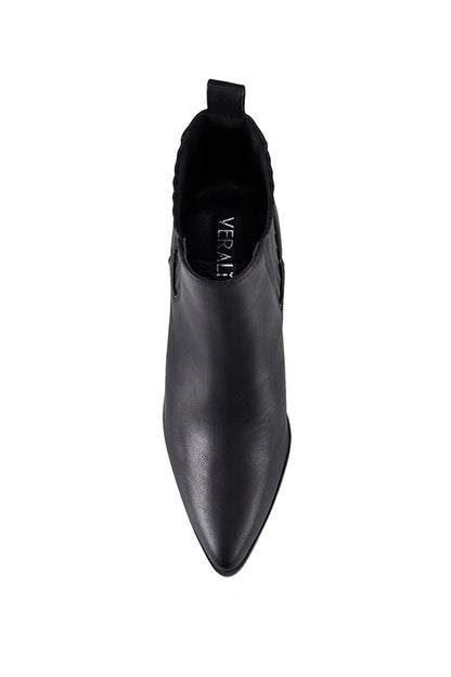 Fillipin Chelsea Ankle Boots - Black Softee