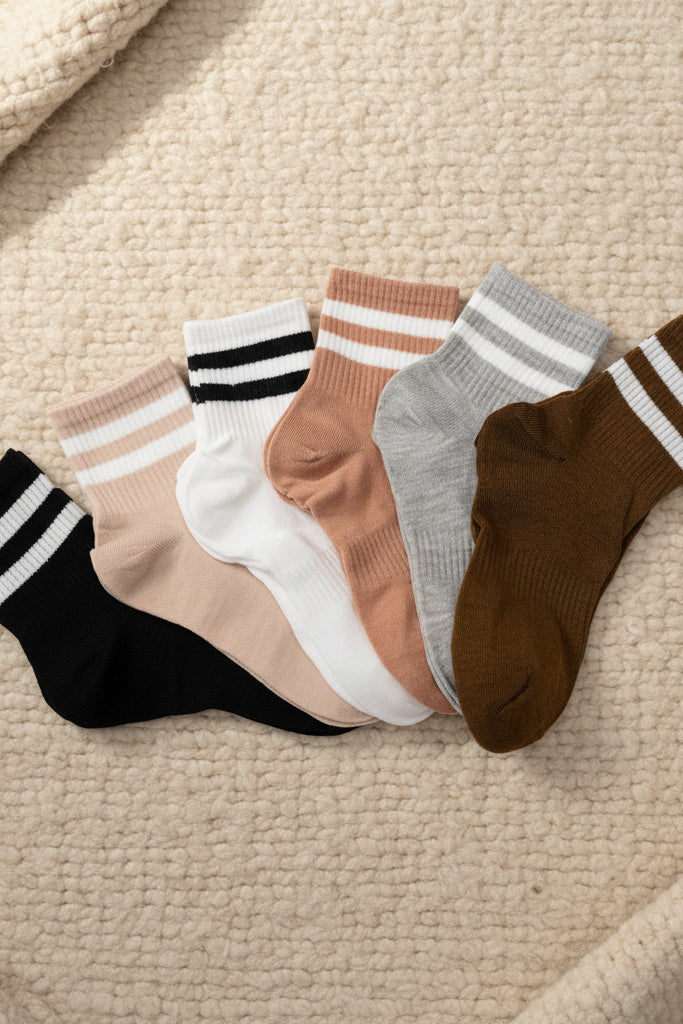 Gideon Crew Socks 6 Pack - Neutral