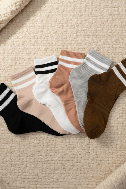 Gideon Crew Socks 6 Pack - Neutral