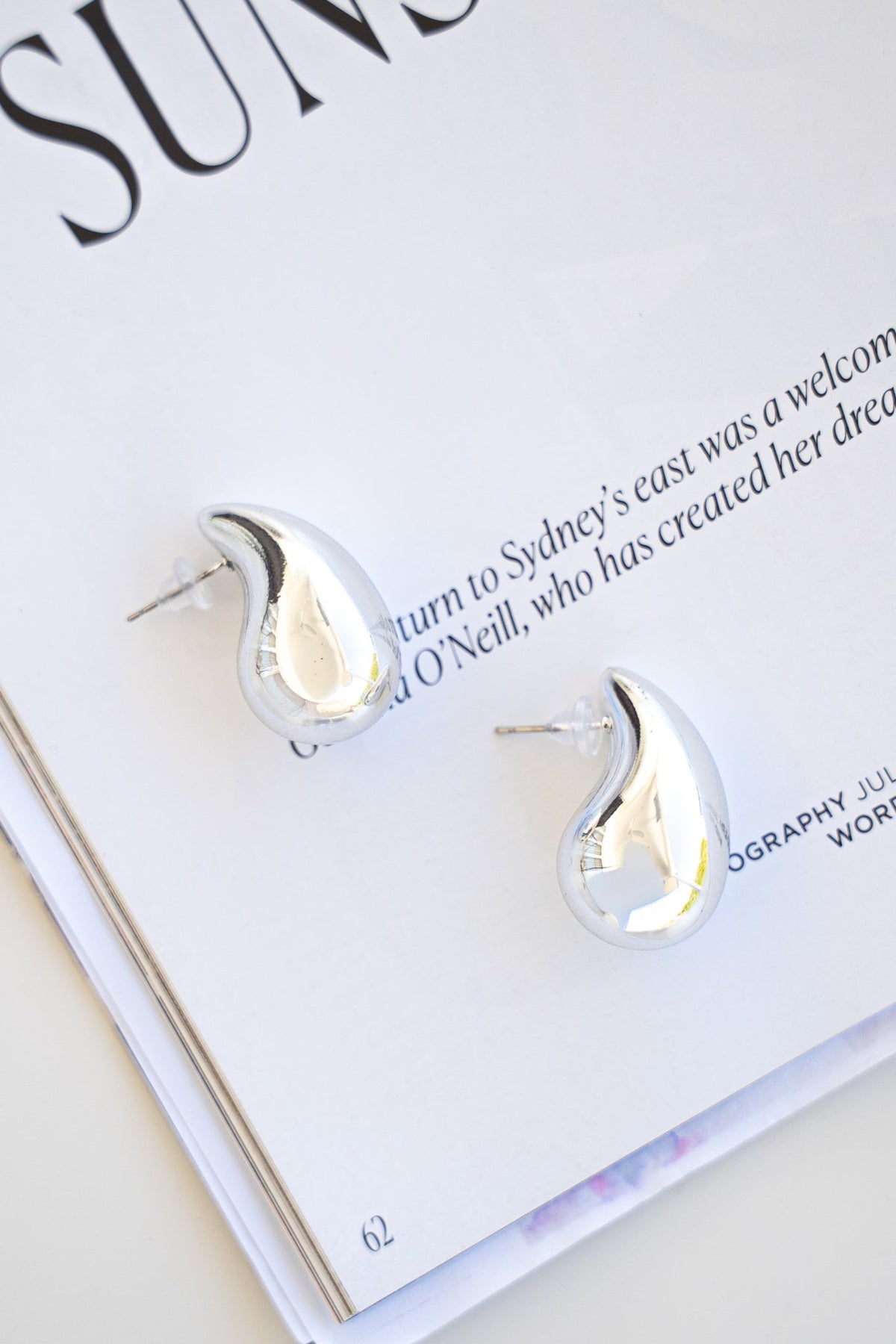 Zelie Earrings - Silver